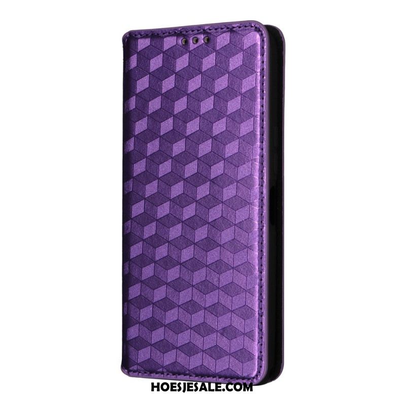 Folio-hoesje Sony Xperia 1 Vii Telefoonhoesje 3d-diamanten