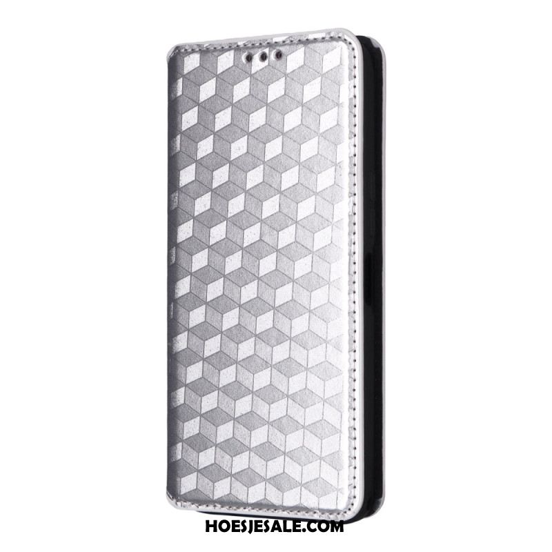 Folio-hoesje Sony Xperia 1 Vii Telefoonhoesje 3d-diamanten
