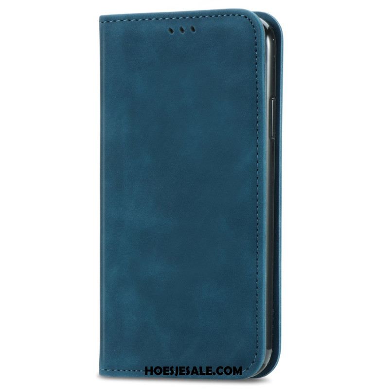 Folio-hoesje Sony Xperia 10 Vi Suède-effect