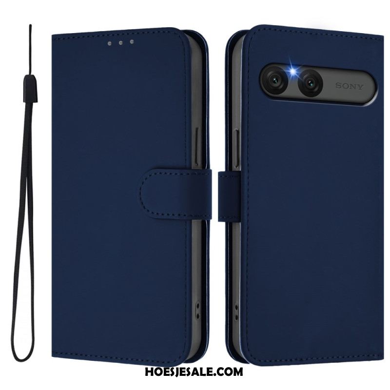 Folio-hoesje Sony Xperia 10 Vii Telefoonhoesje Kunstleer