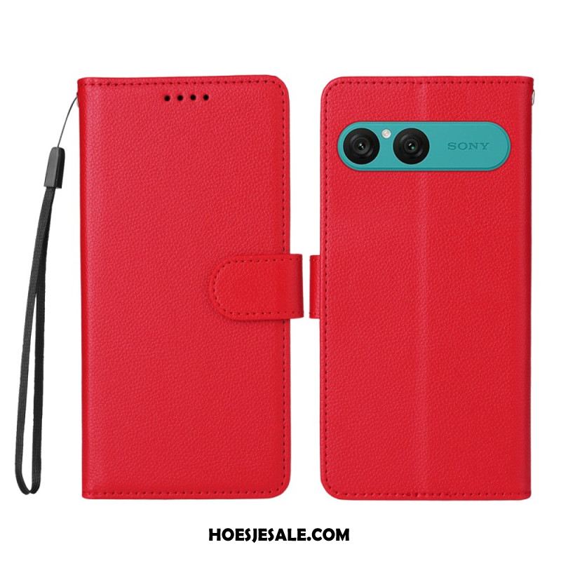 Folio-hoesje Sony Xperia 10 Vii Telefoonhoesje Leer-effect En Rfid-blokkering