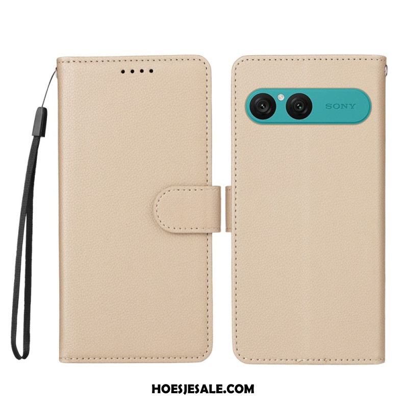 Folio-hoesje Sony Xperia 10 Vii Telefoonhoesje Leer-effect En Rfid-blokkering