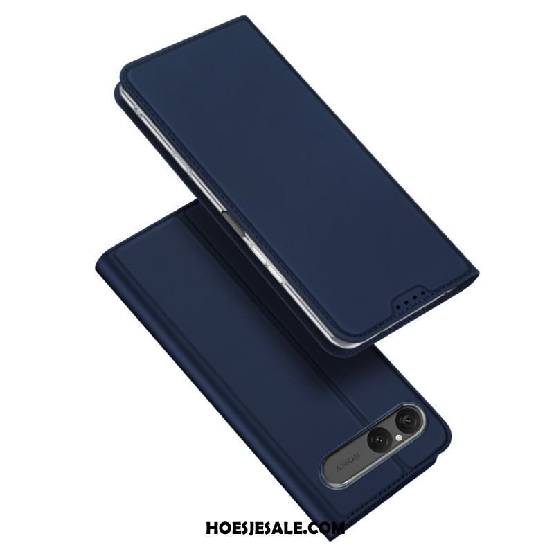 Folio-hoesje Sony Xperia 10 Vii Telefoonhoesje Skin Pro Series Dux Ducis