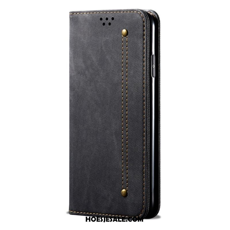 Folio-hoesje Voor Huawei Nova 13 Pro Denim-effect