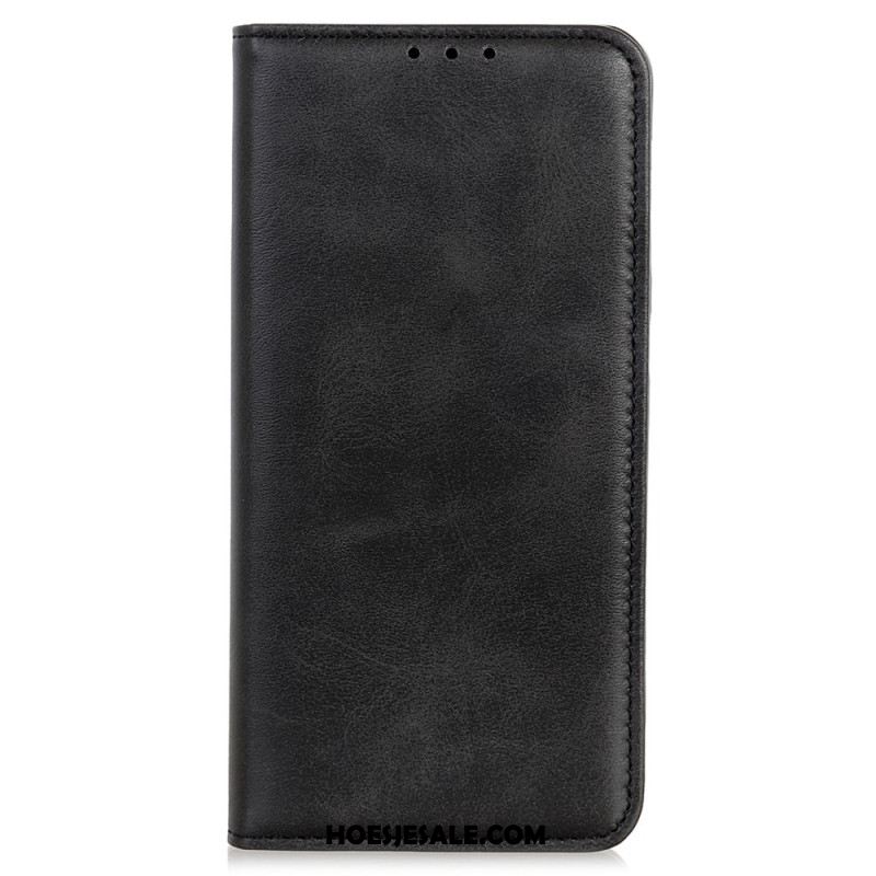 Folio-hoesje Voor Oneplus 15r Klassiek Splitleer