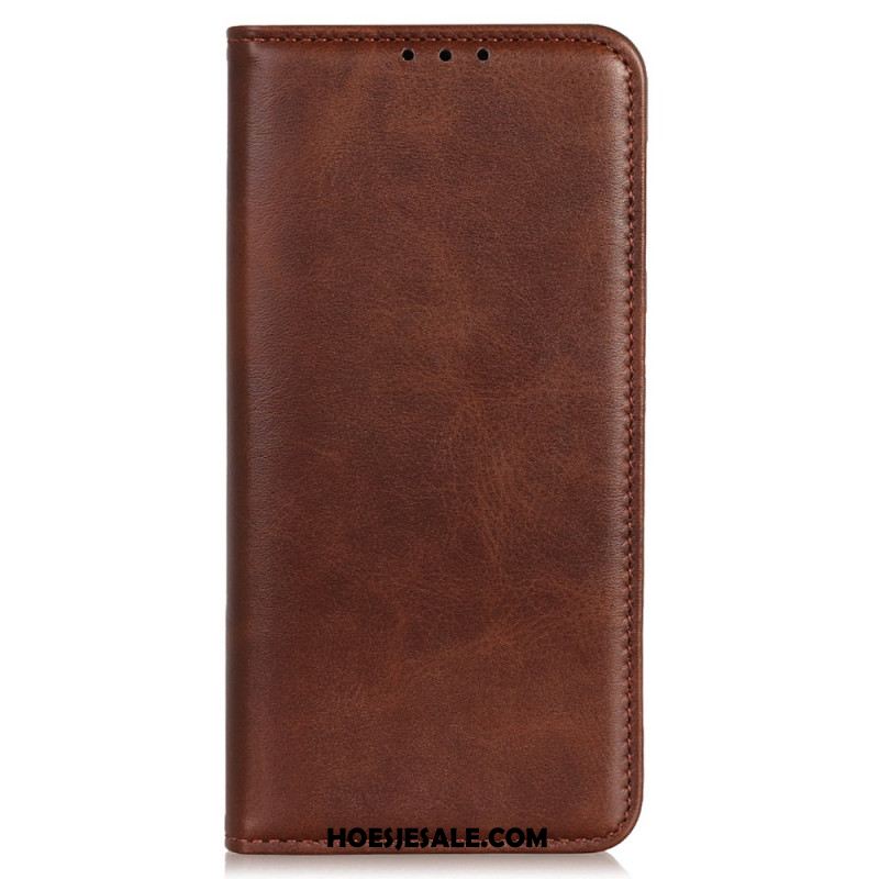 Folio-hoesje Voor Oneplus 15r Klassiek Splitleer