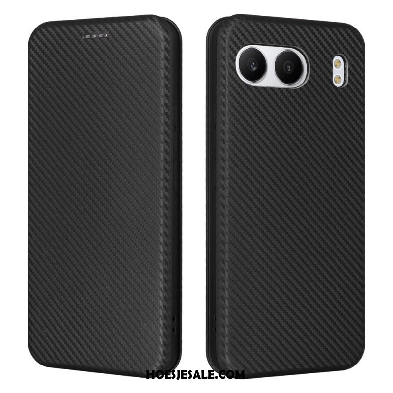 Folio-hoesje Voor Oneplus Nord 4 Carbon Vezel