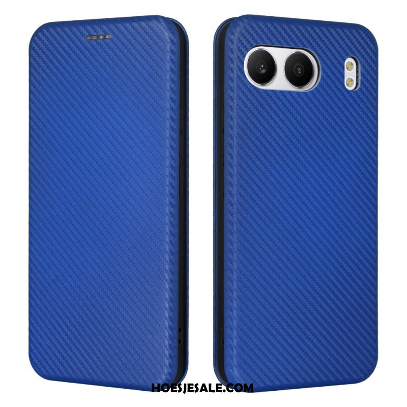Folio-hoesje Voor Oneplus Nord 4 Carbon Vezel