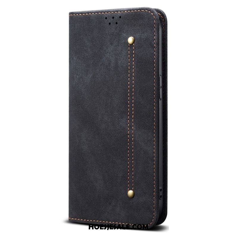 Folio-hoesje Voor Oppo Reno 14 Pro 5g Denimstof