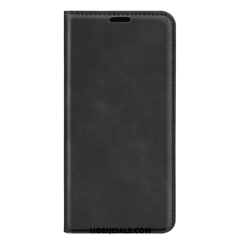 Folio-hoesje Voor Samsung Galaxy S25 5g Klassiek Imitatieleer