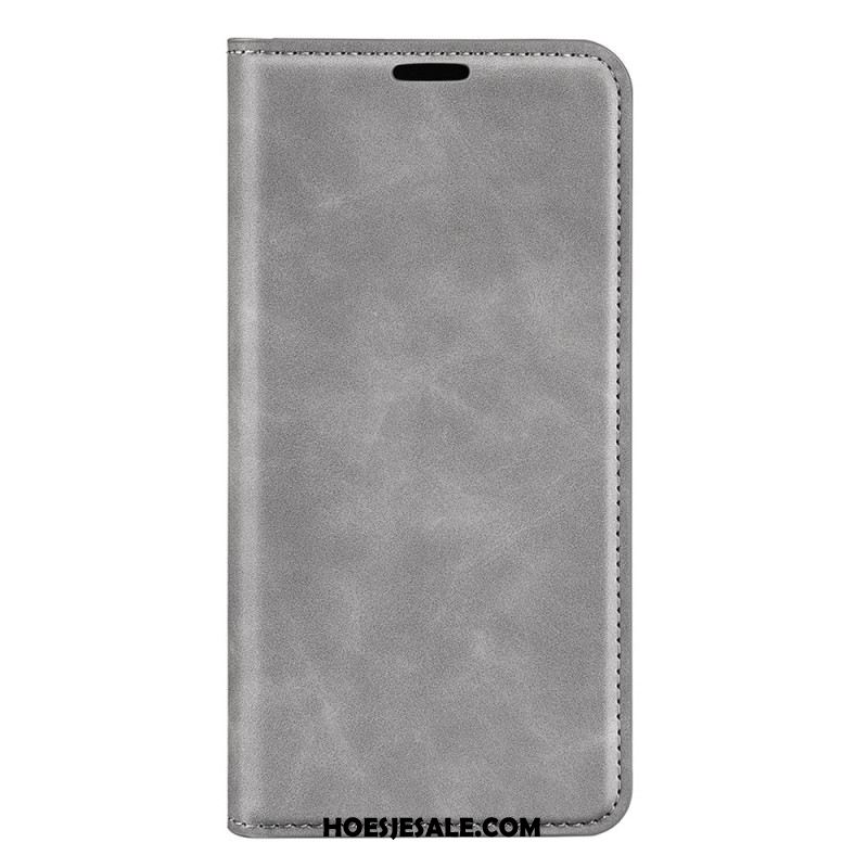 Folio-hoesje Voor Samsung Galaxy S25 5g Klassiek Imitatieleer