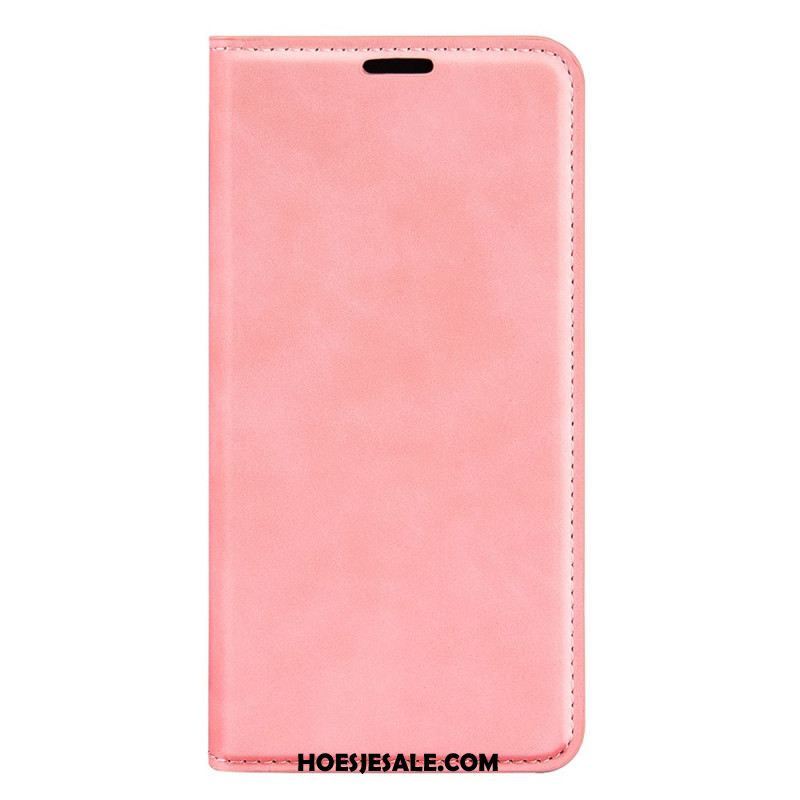Folio-hoesje Voor Samsung Galaxy S25 5g Klassiek Imitatieleer