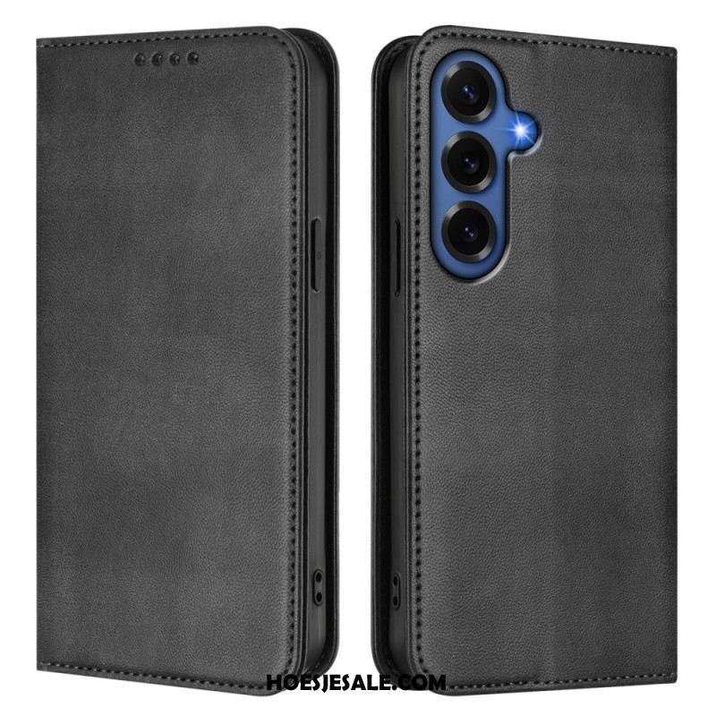 Folio-hoesje Voor Samsung Galaxy S26 Plus Retro Rfid-bescherming Met Textuur