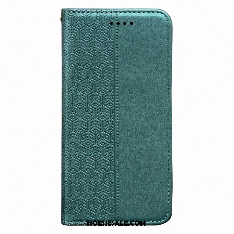 Folio-hoesje Voor Samsung Galaxy S26 Rasterpatroon