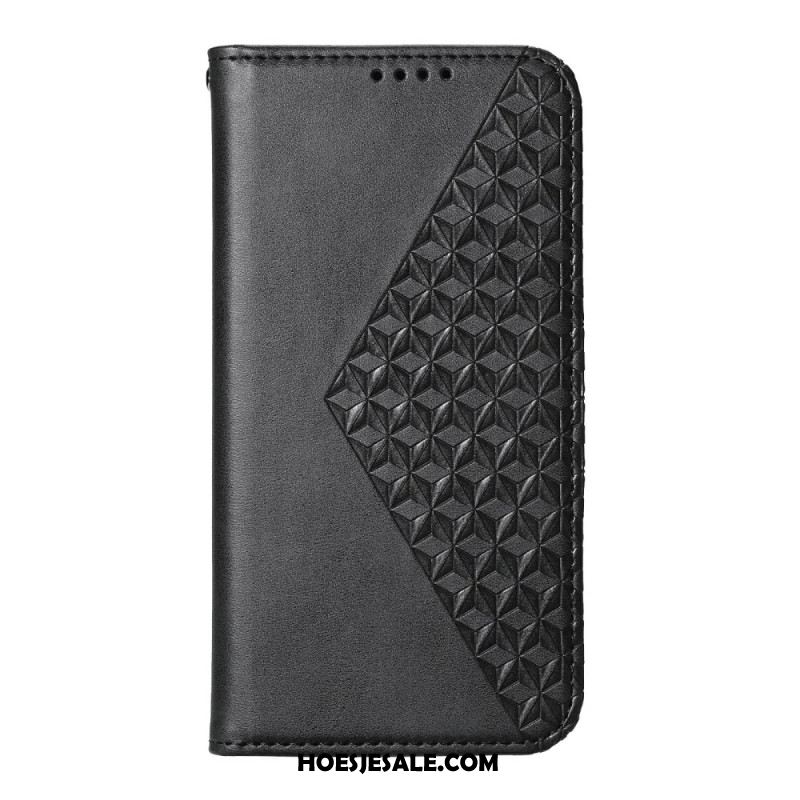 Folio-hoesje Voor Samsung Galaxy S26 Reliëfgeometrie