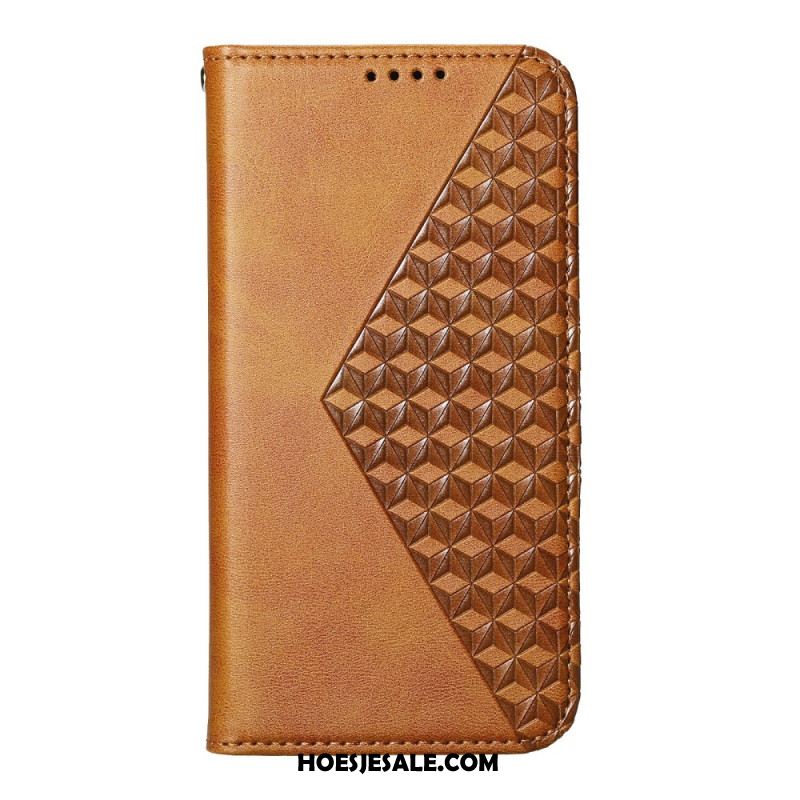 Folio-hoesje Voor Samsung Galaxy S26 Reliëfgeometrie