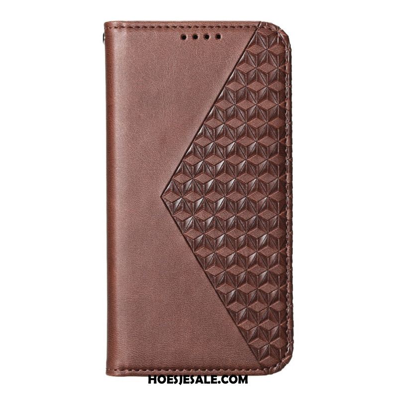 Folio-hoesje Voor Samsung Galaxy S26 Reliëfgeometrie