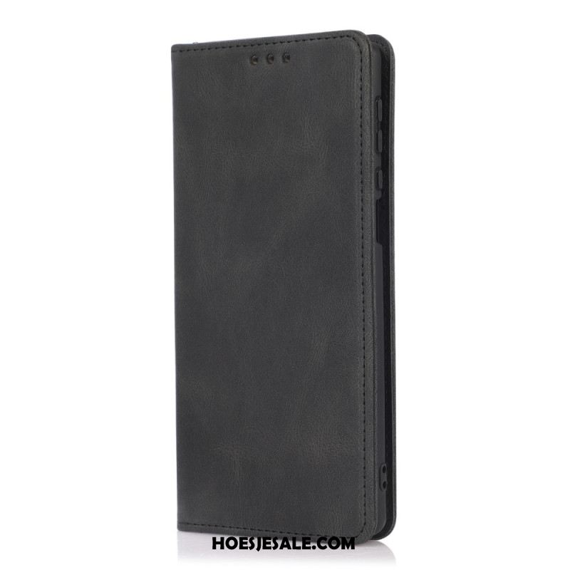 Folio-hoesje Voor Samsung Galaxy S26 Suède-effect