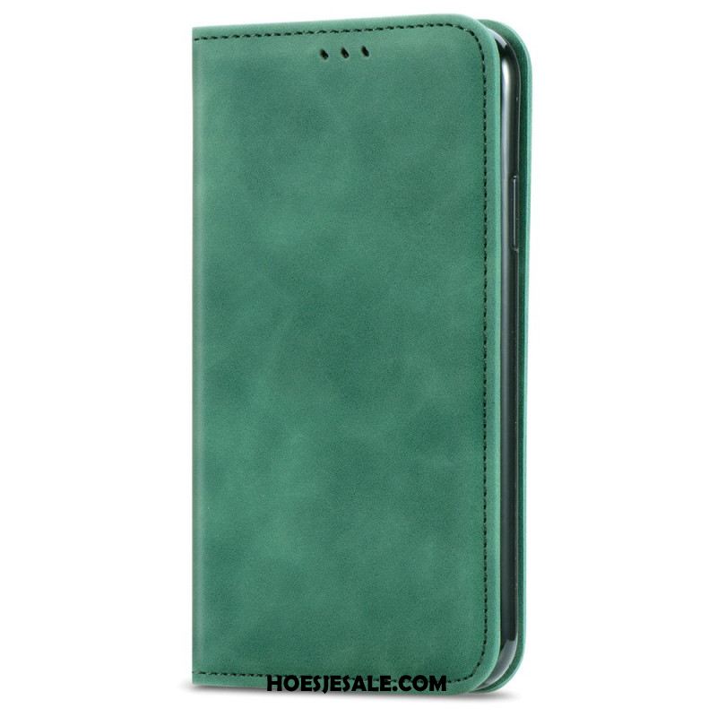Folio-hoesje Voor Sony Xperia 1 Vi Suède-effect
