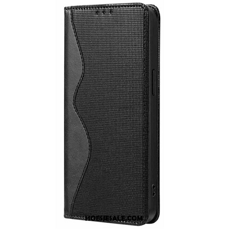 Folio-hoesje Voor Xiaomi 15 Pro Rfid-bescherming Met Golvend Patroon