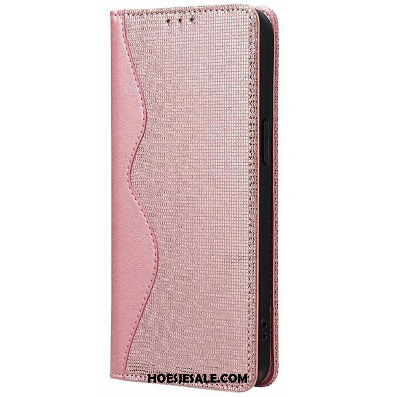 Folio-hoesje Voor Xiaomi 15 Pro Rfid-bescherming Met Golvend Patroon