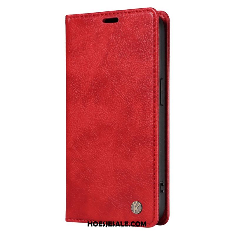 Folio-hoesje Voor Xiaomi 15 Yikatu Vintage-stijl