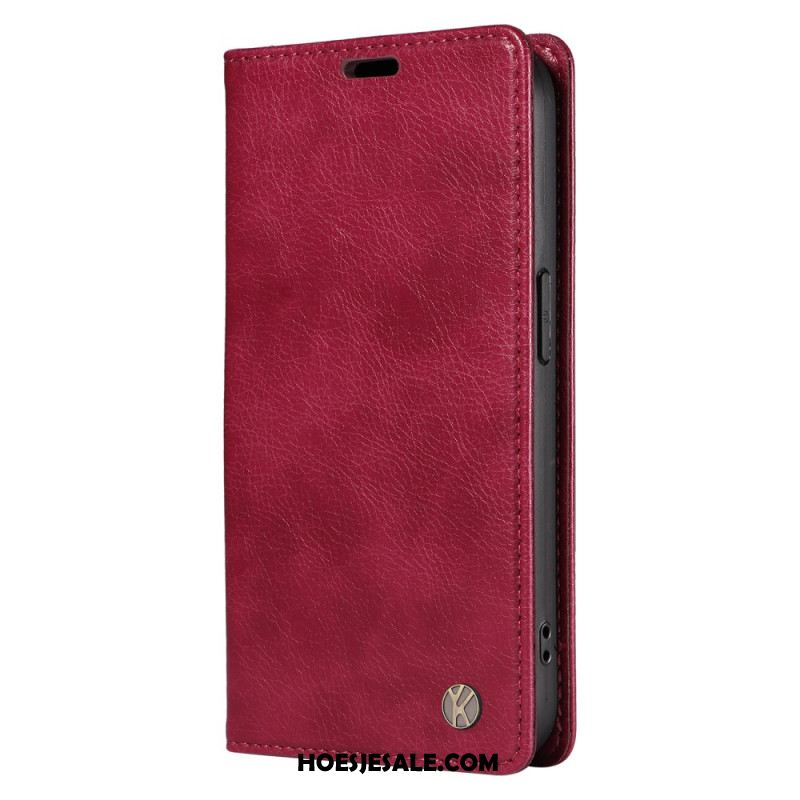 Folio-hoesje Voor Xiaomi 15 Yikatu Vintage-stijl