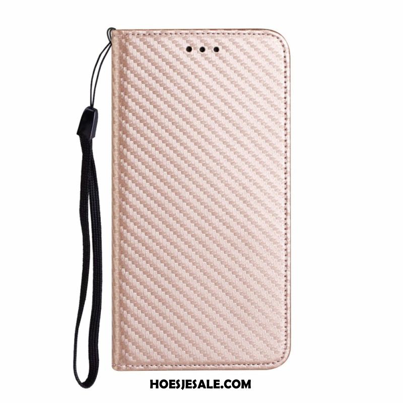 Folio-hoesje Voor Xiaomi 15t Koolstofvezel