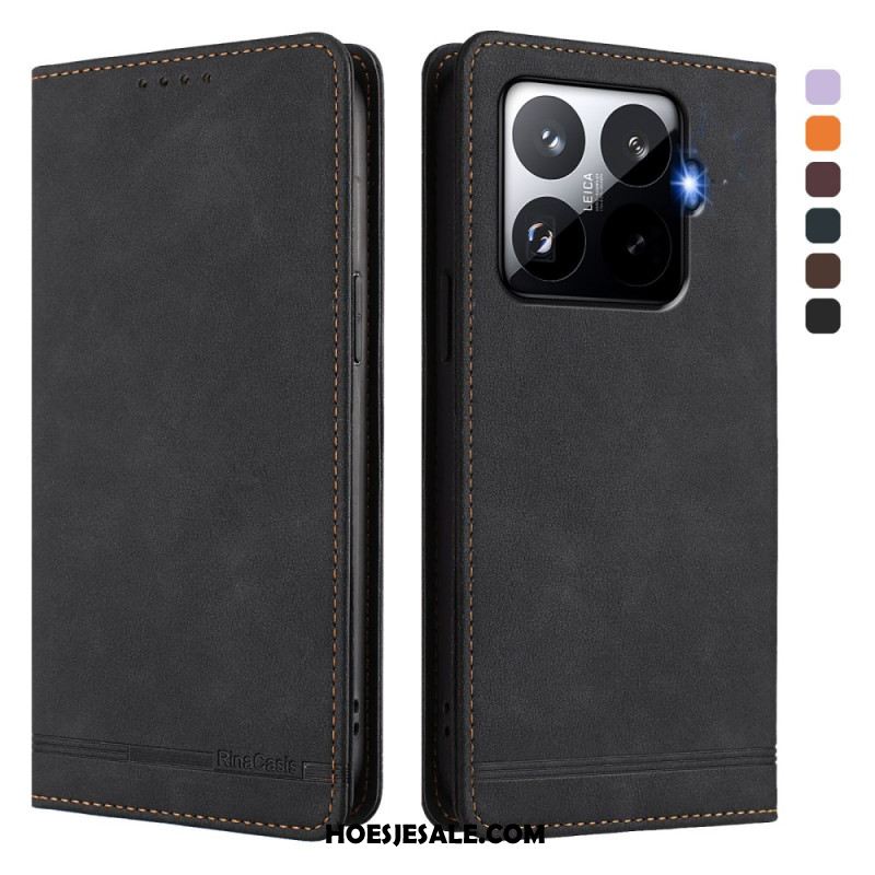 Folio-hoesje Voor Xiaomi 15t Pro Rfid-blokkering