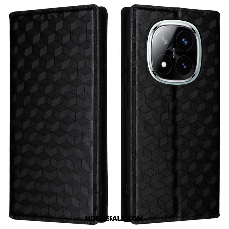 Folio-hoesje Voor Xiaomi Redmi Note 14 Pro 4g 3d Diamanten