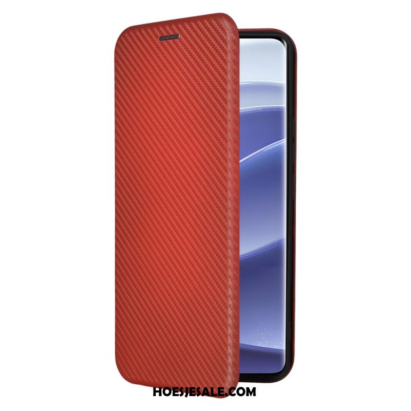 Folio-hoesje Voor Xiaomi Redmi Note 14 Pro 4g Koolstofvezel