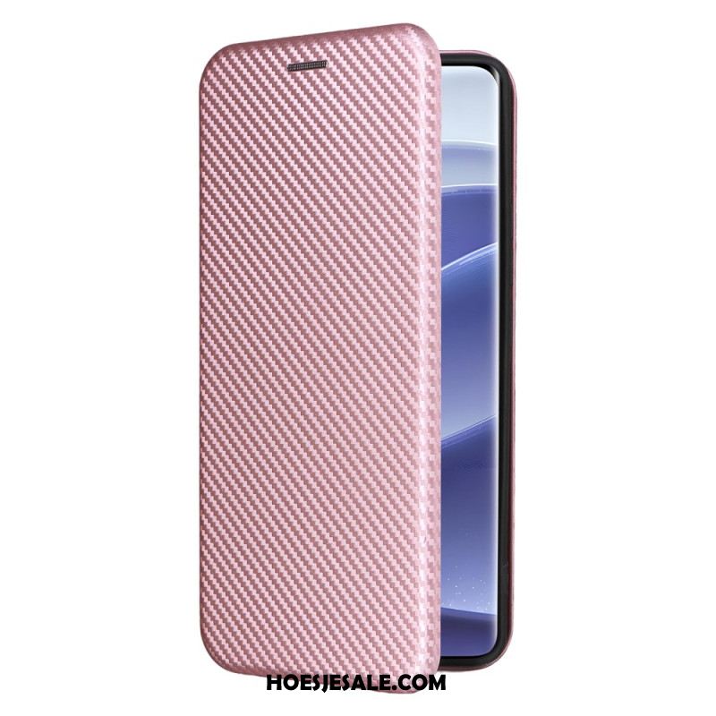 Folio-hoesje Voor Xiaomi Redmi Note 14 Pro 4g Koolstofvezel
