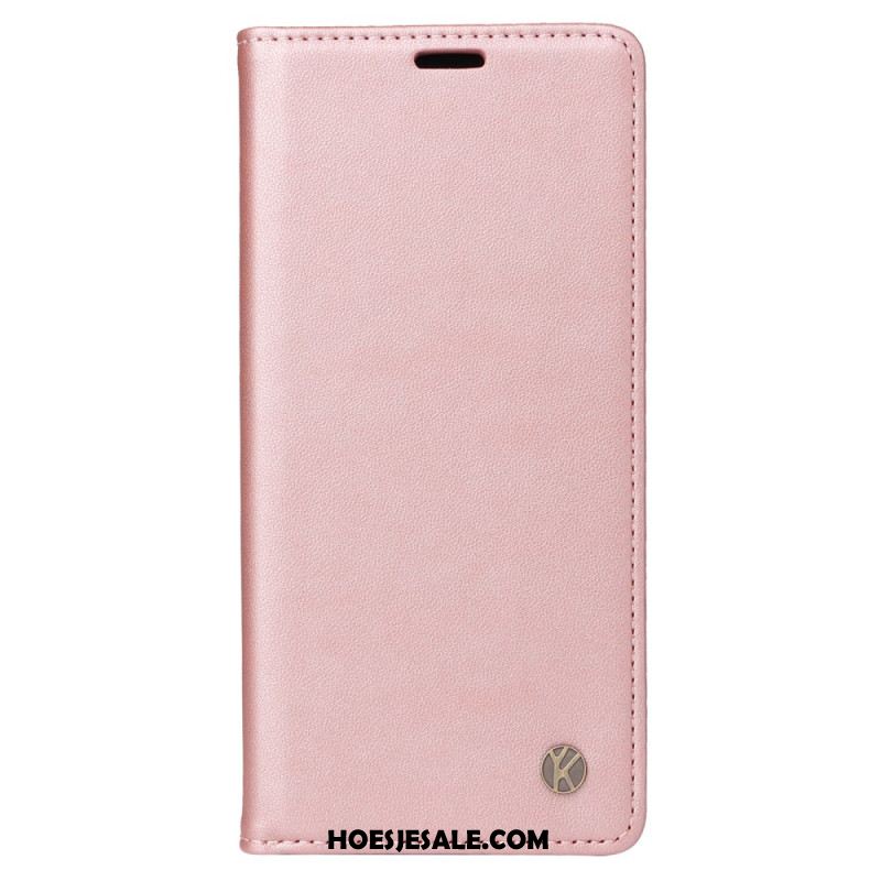 Folio-hoesje Voor Xiaomi Redmi Note 14 Pro 5g Yikatu Kunstleer