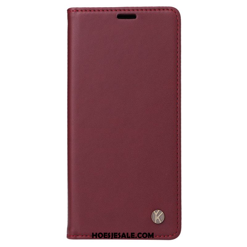 Folio-hoesje Voor Xiaomi Redmi Note 14 Pro 5g Yikatu Kunstleer