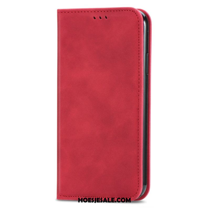 Folio-hoesje Voor Xiaomi Redmi Note 14 Pro Plus 5g Leerlook