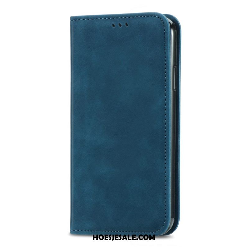 Folio-hoesje Voor Xiaomi Redmi Note 14 Pro Plus 5g Leerlook