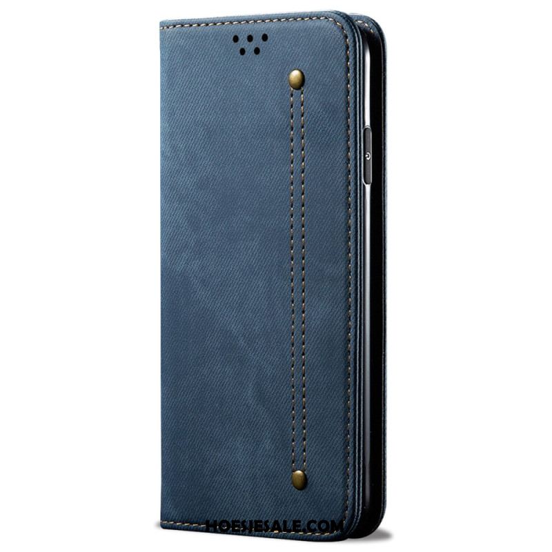 Folio-hoesje Voor Xiaomi Redmi Note 14s Denimstof