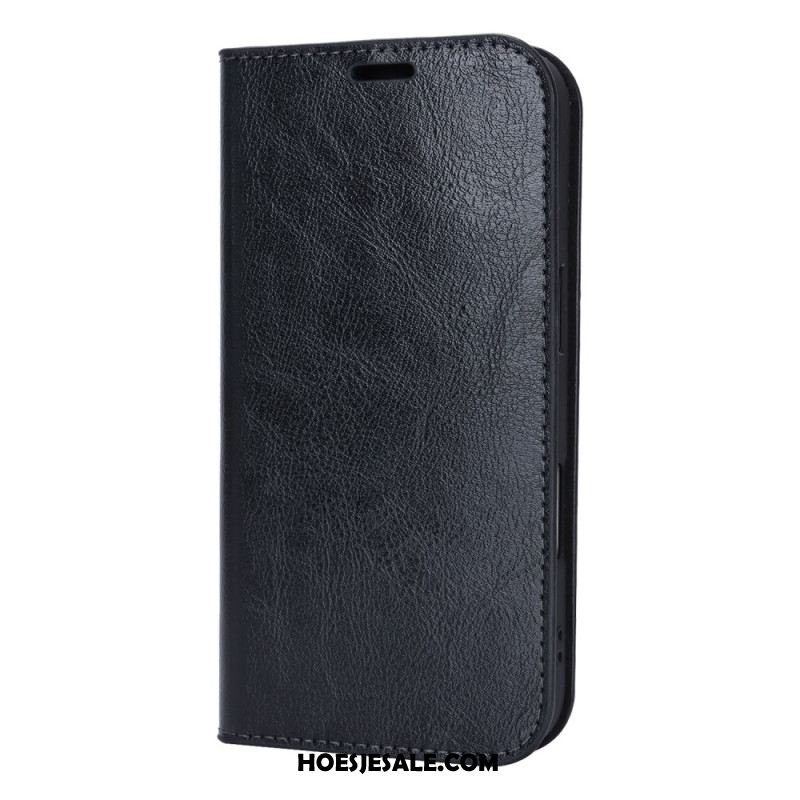 Folio-hoesje Voor iPhone 17 Leer