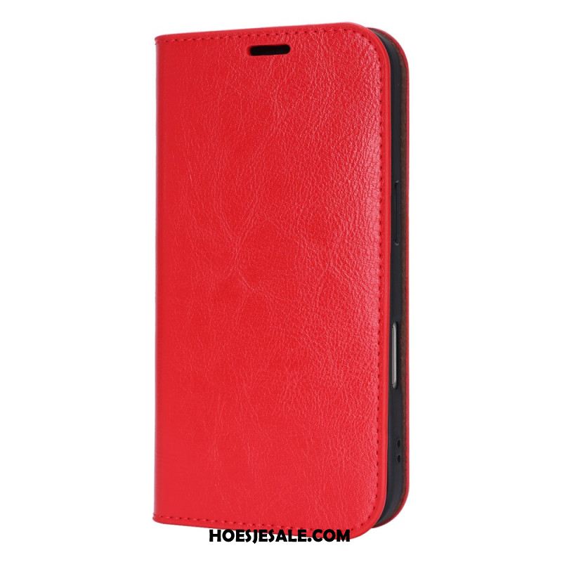 Folio-hoesje Voor iPhone 17 Leer