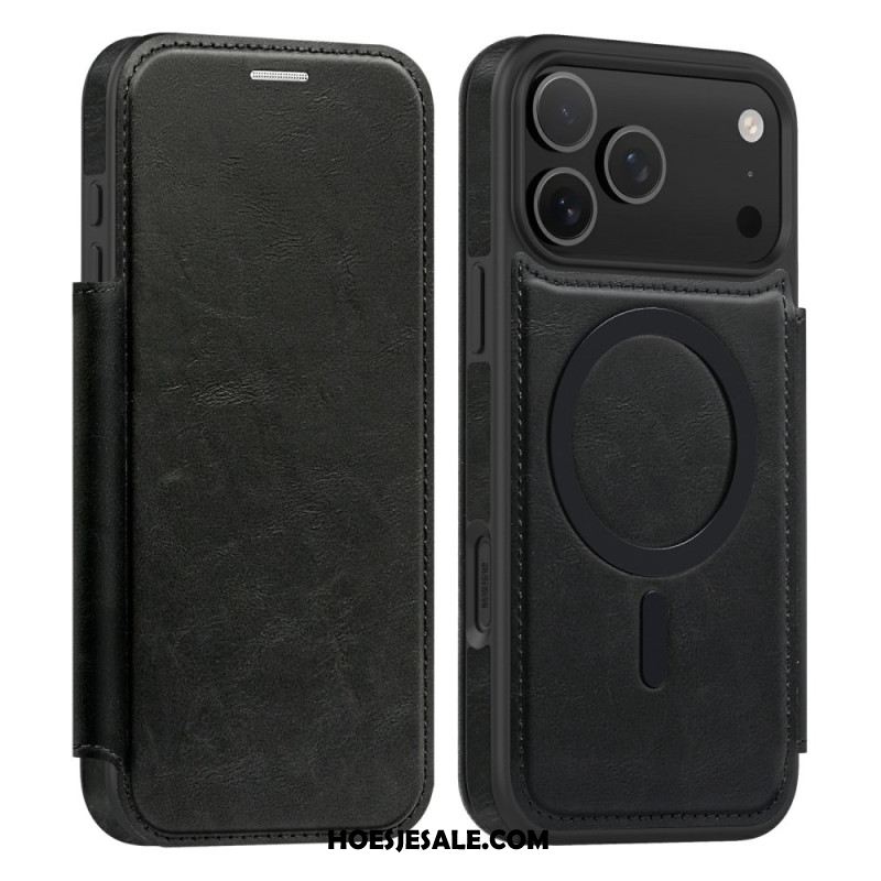 Folio-hoesje Voor iPhone 17 Pro Magsafe-compatibele Rfid-kaarthouder