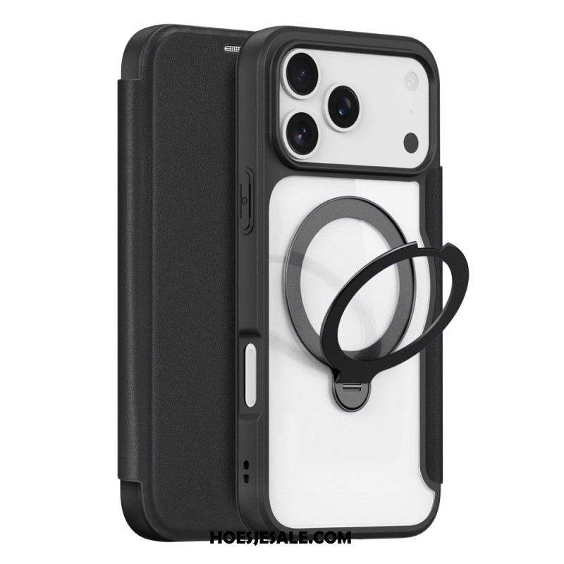 Folio-hoesje Voor iPhone 17 Pro Max Magsafe Met Skin X Pro Series Dux Ducis Houder