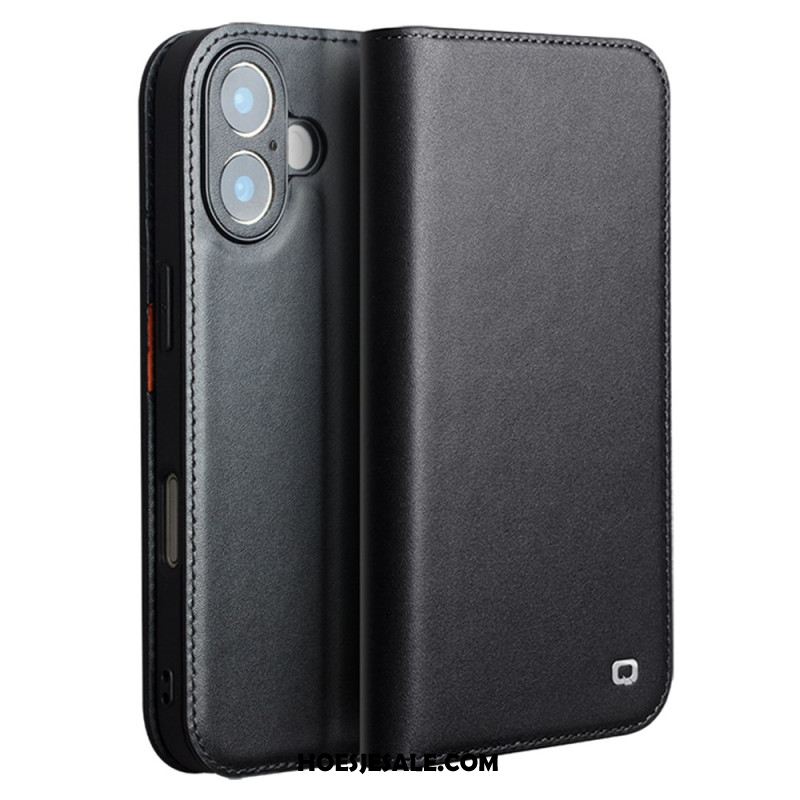 Folio-hoesje Voor iPhone 17 Qialino Leer