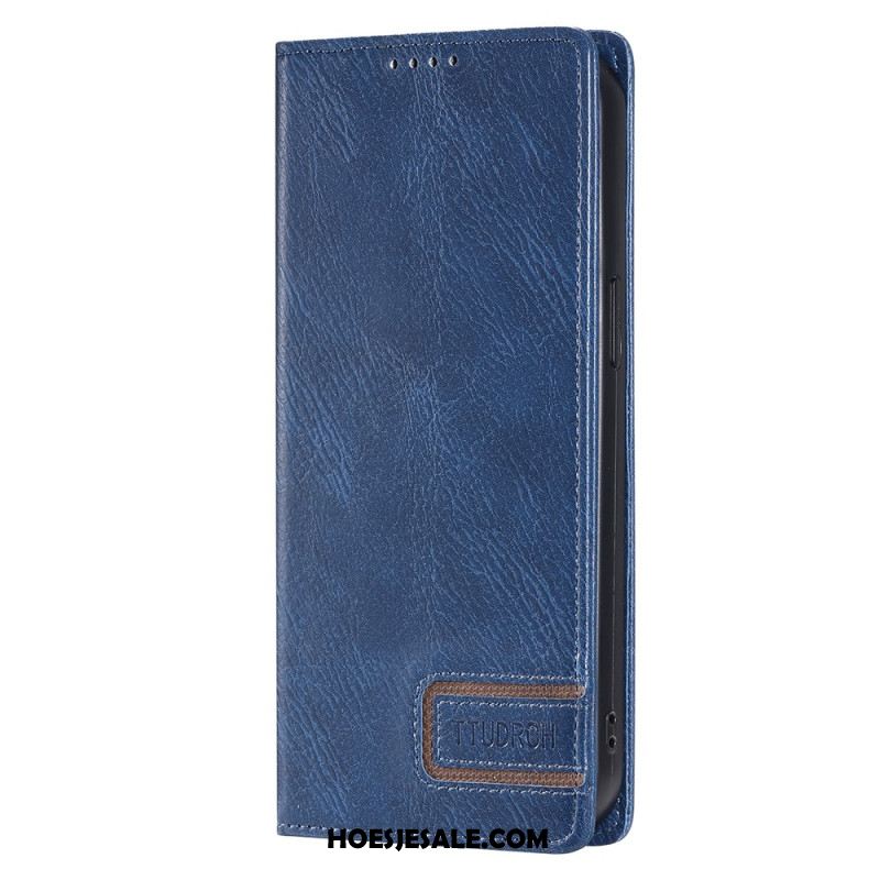 Folio-hoesje Xiaomi 14 Pro Telefoonhoesje Rfid-bescherming Ttudrch