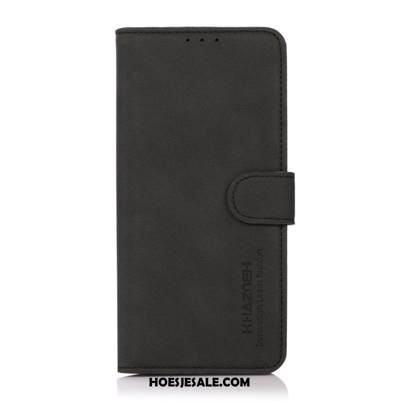 Folio-hoesje Xiaomi 14t Pro Khazneh Suède-effect