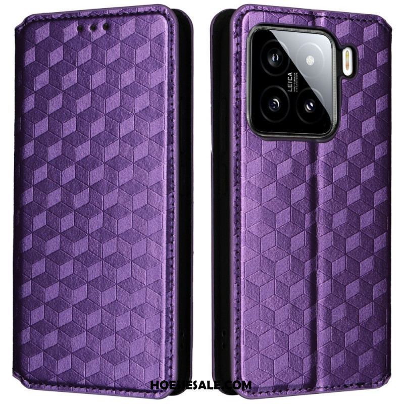 Folio-hoesje Xiaomi 15 Pro 3d-patroon