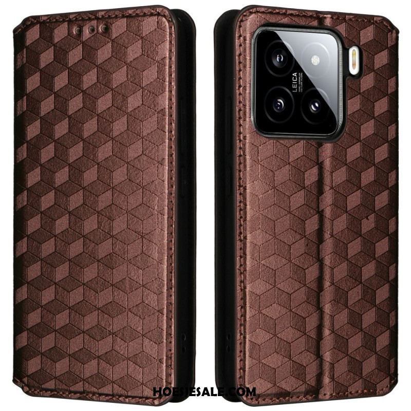 Folio-hoesje Xiaomi 15 Pro 3d-patroon