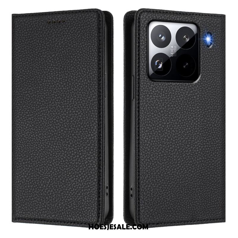 Folio-hoesje Xiaomi 15 Pro Rfid-blokkerend Kunstleer