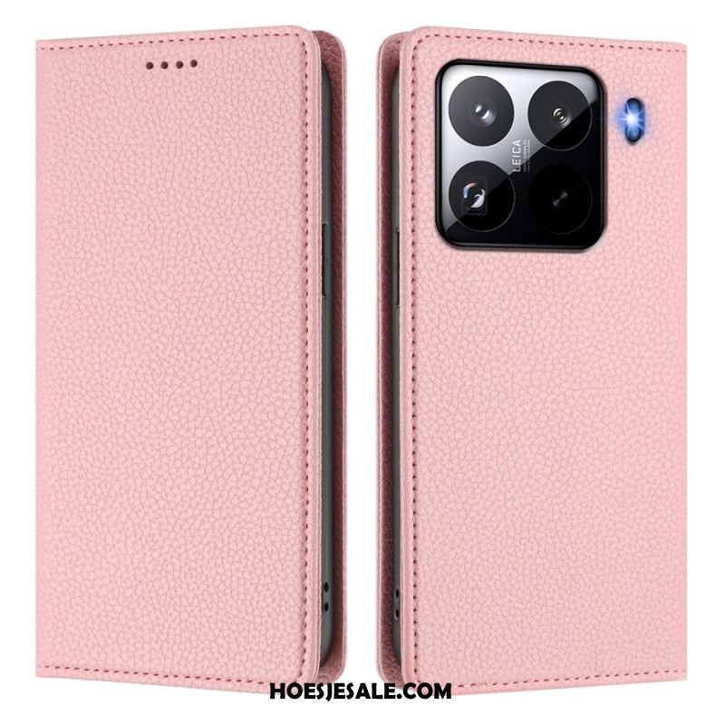 Folio-hoesje Xiaomi 15 Pro Rfid-blokkerend Kunstleer