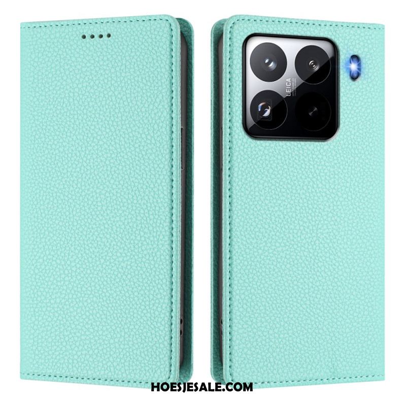 Folio-hoesje Xiaomi 15 Pro Rfid-blokkerend Kunstleer