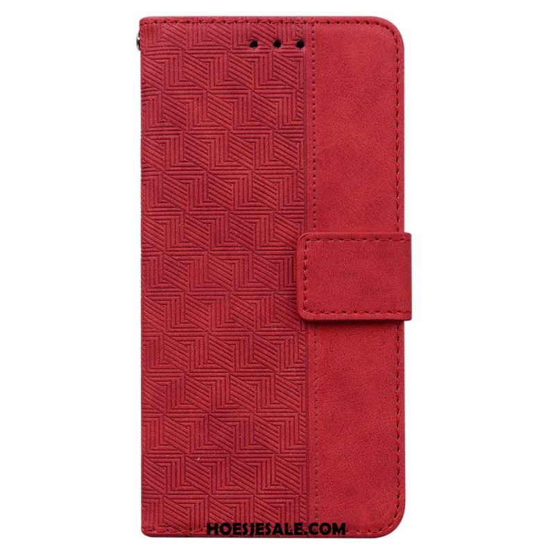 Folio-hoesje Xiaomi 15 Telefoonhoesje Geweven Design